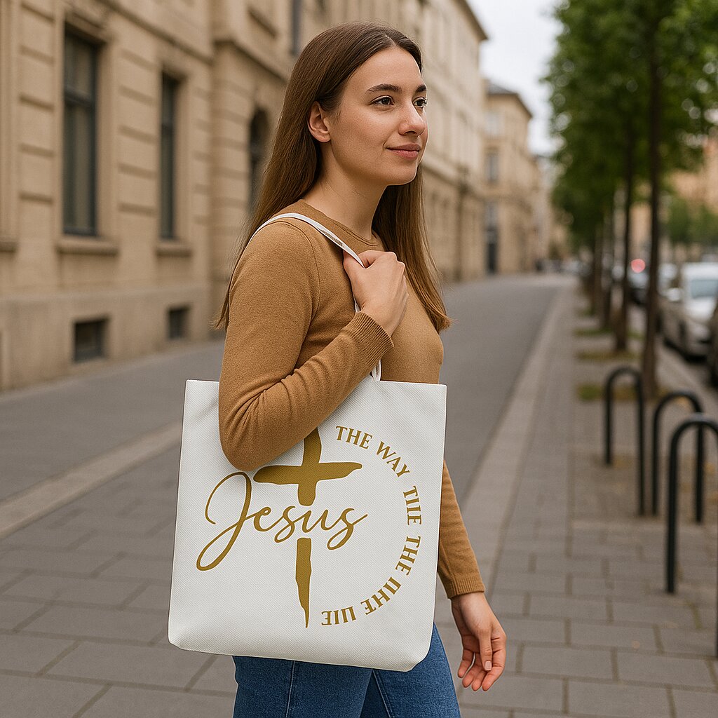 The Way and His Love Tote Bag
